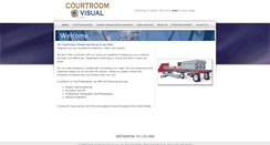 Desktop Screenshot of courtroomvisual.com