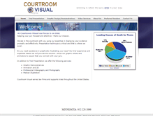Tablet Screenshot of courtroomvisual.com